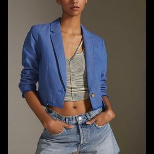 Anthropologie Cropped Blazer⛓️
